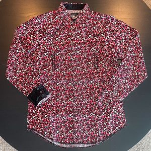 🖤Tin Haul Mens XXL Western Geometric Long Sleeve Snap Shirt